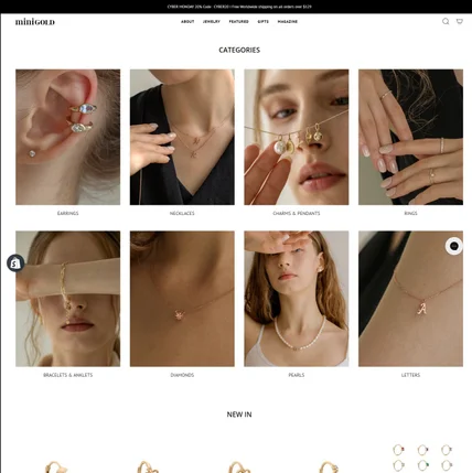 포트폴리오-**골드 Shopify 해외몰 런칭 협업 작업
