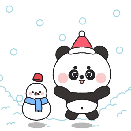 포트폴리오-눈오는 날 (움직이는 이모티콘)