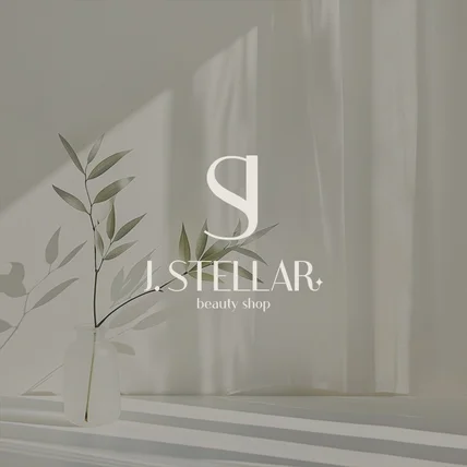 포트폴리오-[의류샵 로고] JSTELLAR l 로고 로고제작 감성로고 워드마크로고 심볼로고 이니셜로고