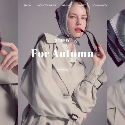 포트폴리오-[패션/촬영/룩북/FW] MERCION 24 F/W LOOKBOOK