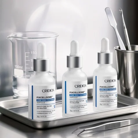 포트폴리오-[AI제품사진/연출/보정]  CRIDION AMPOULE AI 이미지 제작