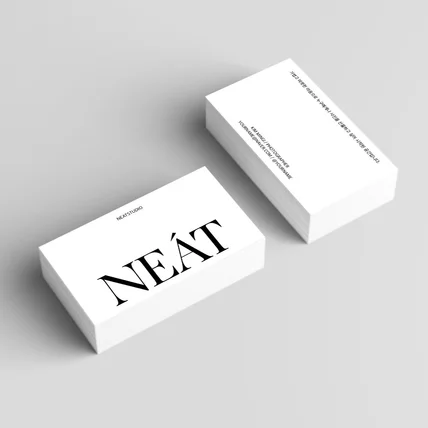 포트폴리오-스튜디오 포토그래퍼 명함 디자인