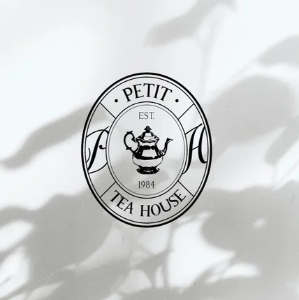 포트폴리오-PETIT TEA HOUSE(페티트) 찻집, 카페 로고 디자인