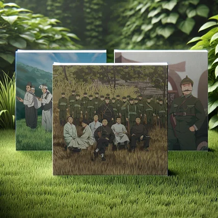 포트폴리오-의병 참의부 일러스트 제작