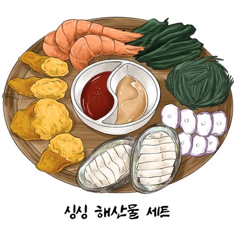 포트폴리오-음식, 메뉴, 메뉴판 일러스트 - 색연필, 고퀄리티