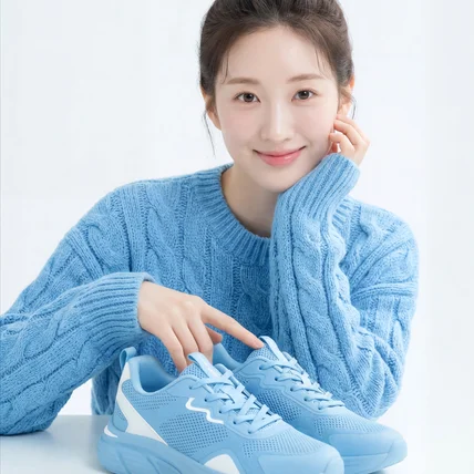 포트폴리오-운동화 홍보 광고 모델