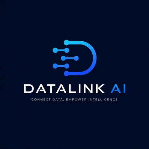 포트폴리오-' DATA LINK ' AI기업 로고디자인