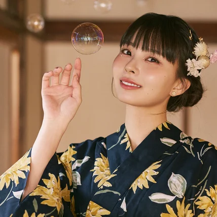 포트폴리오-일본 유카타 룩북 헤어메이크업