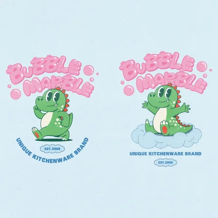 포트폴리오-캐릭터형 로고 - BUBBLE MARBLE(버블마블)
