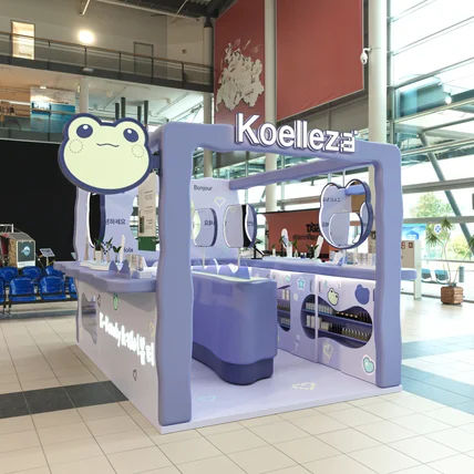 포트폴리오-뷰티 화장품 해외 팝업스토어 3D 모델링&렌더링 작업