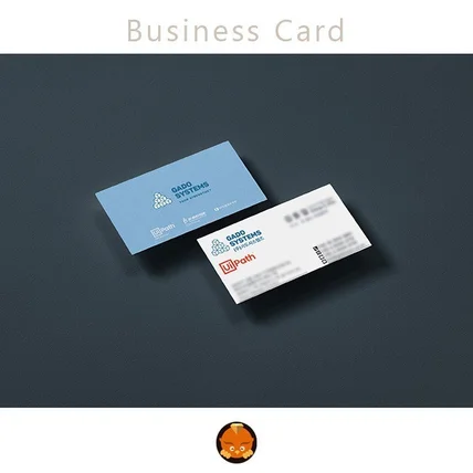 포트폴리오-IT업종 시스템 관련 회사 명함디자인