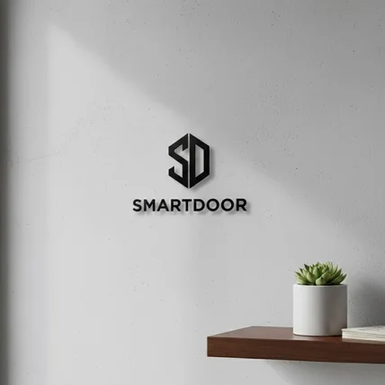 포트폴리오-SMART DOOR 로고 디자인