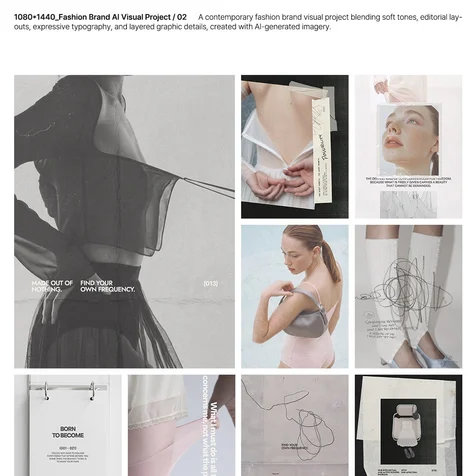 포트폴리오-Fashion Brand AI Visual Project / 02