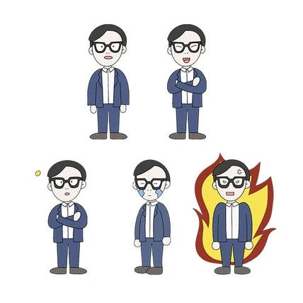 포트폴리오-움직이는 유튜브 캐릭터 제작