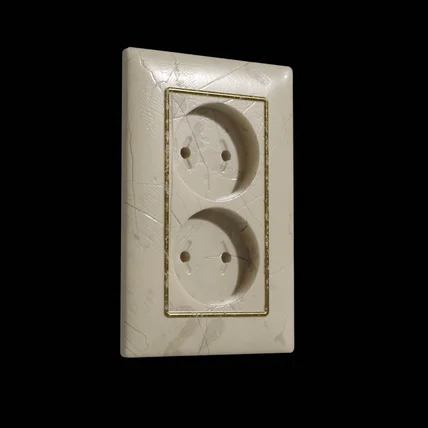 포트폴리오-콘센트 3d 모델링 렌더링