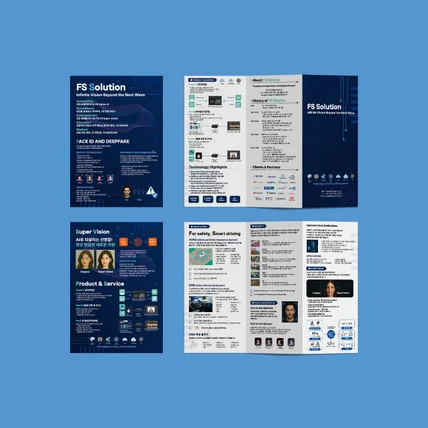 포트폴리오-FS Solution – 리플렛 & 포스터 디자인