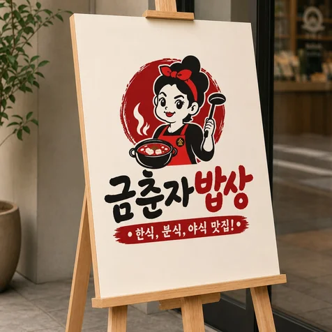 포트폴리오-금춘자밥상 l 한식당