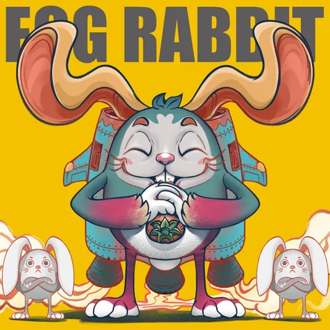 포트폴리오-EGG RABBIT/ 캐릭터 디자인/  토끼 일러스트/ NFT