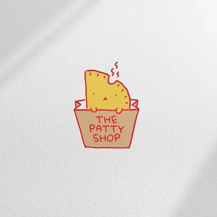 포트폴리오-THE PATTY SHOP 캐릭터 드로잉 로고 디자인