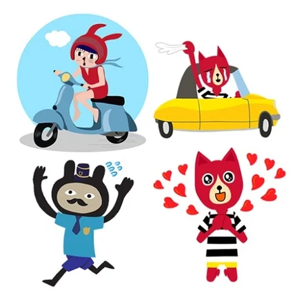 포트폴리오-미미드비숑  이모티콘 제작