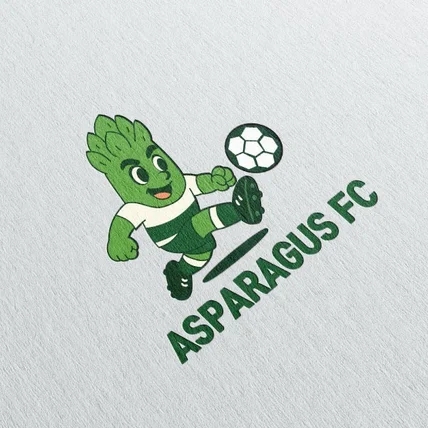 포트폴리오-아스파라거스 축구 동아리 캐릭터 디자인