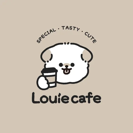 포트폴리오-따뜻하고 사랑스러운 매력을 담은 카페 로고 제작