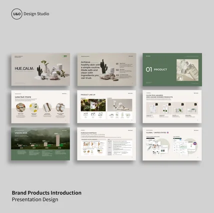 포트폴리오-영문 PPT 프리젠테이션 디자인