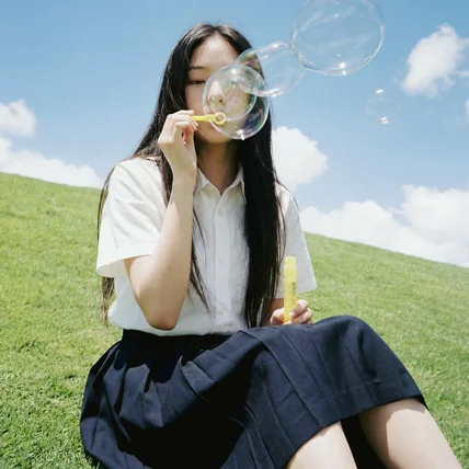포트폴리오-AI 실사 모델 실외 배경 이미지
