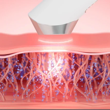 포트폴리오-[3D영상] 피부 콜라겐 비포에프터 재생영상