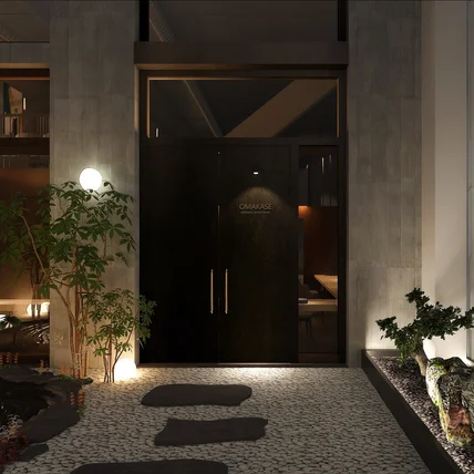 포트폴리오-식당 투시도