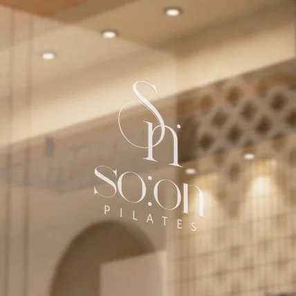 포트폴리오-필라테스로고-영문로고,감성적인로고,고급로고