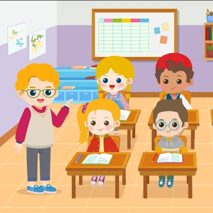 포트폴리오-초등교육 인터넷학습용 일러스트