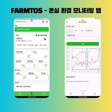 포트폴리오-온실 환경 모니터링 앱
