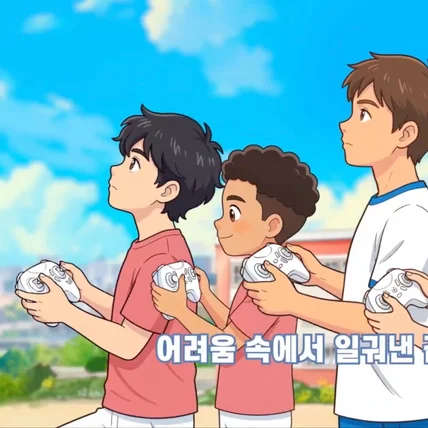포트폴리오-(애니메이팅/소스 일러스트 제작/모션 그래픽/전체 총괄)고창의 별 육성사업 시즌2