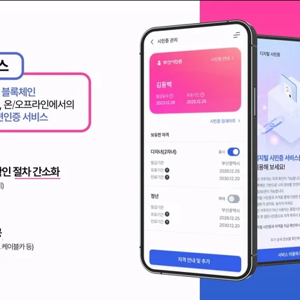 포트폴리오-[모션그래픽/인포그래픽] 복잡한 플랫폼을 직관적으로, 동백전 15분 도시 서비스 소개 영상