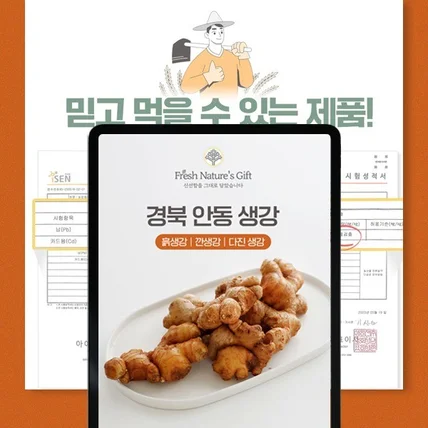 포트폴리오-#D45. 생강 상세페이지 (기획 디자인)