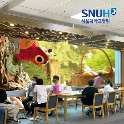 포트폴리오-[총괄 제작] 서울대학교병원 대한외래 시네마월 미디어아트