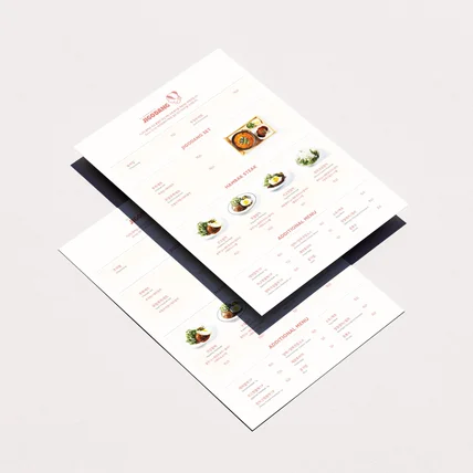 포트폴리오-Menu • JIGODANG