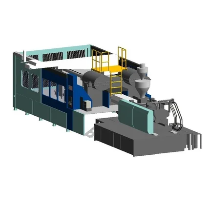 포트폴리오-진영공장 사출라인 기계장비 3D 모델링