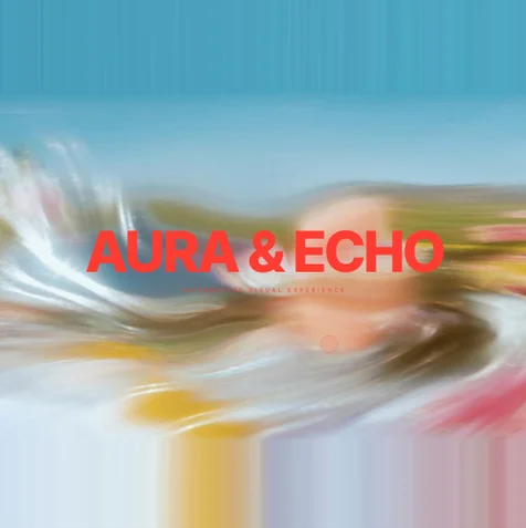 포트폴리오-Aura & Echo 웹 제작 에이전시 웹사이트 제작