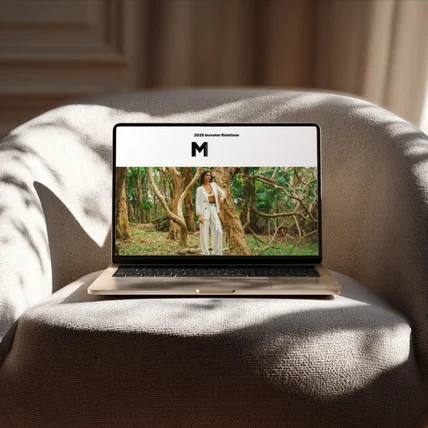 포트폴리오-프리미엄 패션 하우스 ‘M사’ IR 피치덱 PPT 디자인