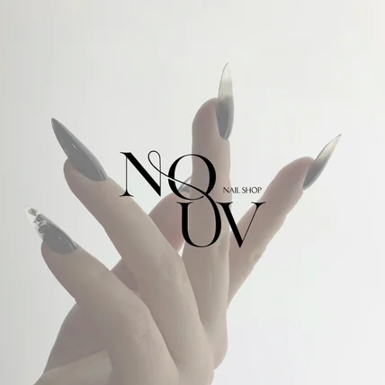 포트폴리오-네일샵 로고디자인 제작_nouv nail