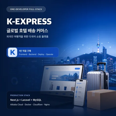 포트폴리오-Next.js + Laravel 글로벌 역직구 쇼핑몰 구축