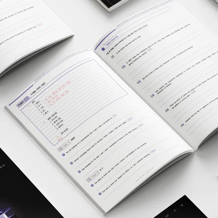 포트폴리오-영어 교재 내지 디자인