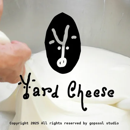 포트폴리오-야드 치즈 브런치 카페 로고 디자인 및 브랜딩