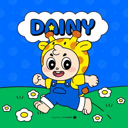 포트폴리오-THEDAY : DAINY(데이니) - CHARACTER DESIGN