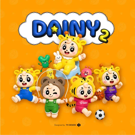 포트폴리오-THE DAY : DAINY(데이니) #2  - CHARACTER DESIGN