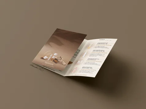 포트폴리오-스킨케어 제품 브로셔 제작-에바커머스