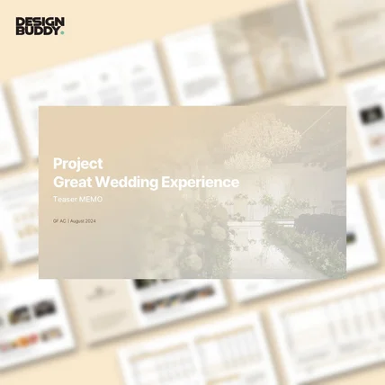 포트폴리오-PPT | 웨딩 사업 관련 사업 제안서