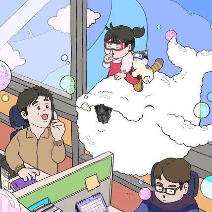 포트폴리오-<아빠구출대작전!> 일러스트